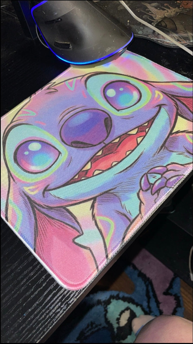 Galactic Glitch Alien Mousepad
