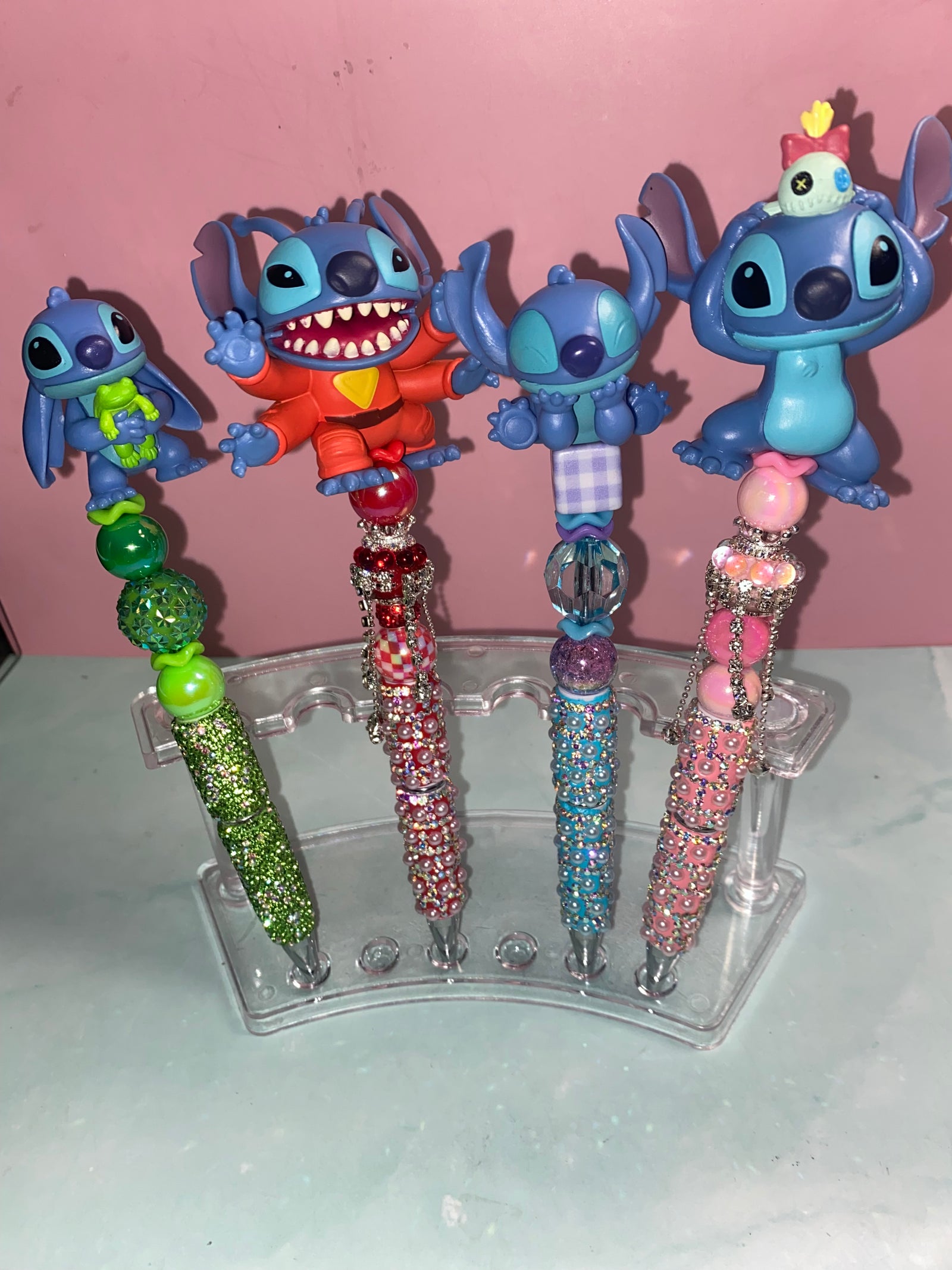 Blue Alien Beaded Pen Classics(not fuzzy)